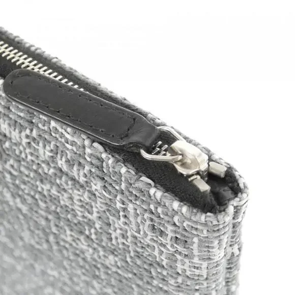 CHANEL Gray Deauville Pouch - Picture 4 of 6